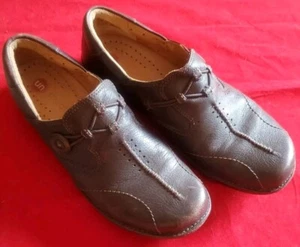 Clarks Unstructured Women's Un.Loop Dark Brown Slip-On Shoes 7M Preowned - Picture 1 of 8