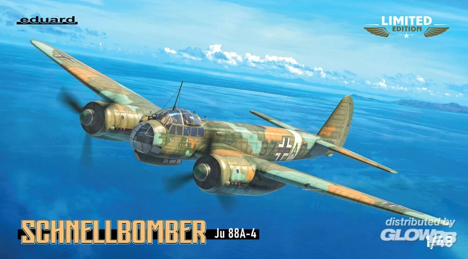 Eduard Plastic Kits: SCHNELLBOMBER Ju 88 A-4 EDUARD-LIMITED in 1:48 [3911194] - Immagine 1 di 1