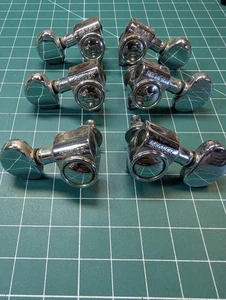 Vintage 1970's Gibson Milk Bottle Grover USA Rotomatic Tuners Chrome - Picture 1 of 2
