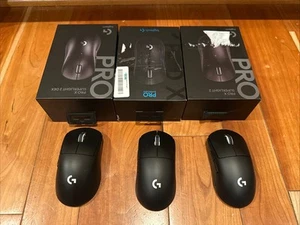 3 x Logitech G PRO X Superlight 2 DEX Lightspeed Wireless Gaming Mouse (Black) - Picture 1 of 13