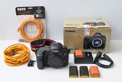 CanonEOS 5Ds-DSLR BODY-50mp-BOXED-Batteries+Charger+Clean Sensor+Tether Cable - Image 1 of 4