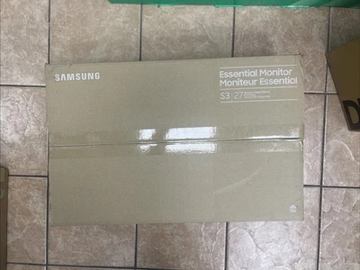 SAMSUNG LS27D366GANXZA 27" ESSENTIAL S3 CURVED COMPUTER MONITOR BRAND NEW - Image 1 of 4