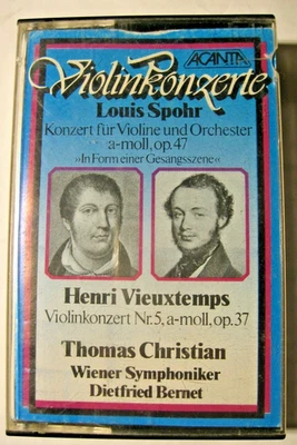 Violinkonzerte, Louis Spohr, Henri Vieuxtemps, Wiener Symphoniker Kassette - Bild 1 von 2