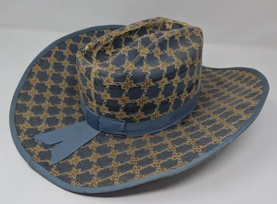 De colección U-Rollit Bailey “Gold Digger” Sombrero de Vaquero de Paja Boho Western Glam Foto 1 de 4