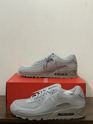 Nike Air Max 90 Triple Grey Sneakers Scarpe Abbigliamento Sportivo CN8490-001 Uomo UK 11 - Immagine 1 di 4