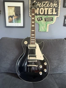🎸 2021 Gibson Les Paul Classic - Ebony - Excellent Condition - Picture 1 of 7