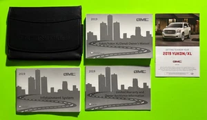 2019 GMC YUKON / YUKON XL / DENALI Factory Owners Manual Set w/ NAV & Case *OEM* - Picture 1 of 9
