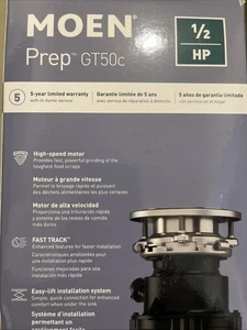 Moen Prep GT50c Series Disposer 1/2 Horsepower Continuous Feed Garbage Disposal - Picture 1 of 5