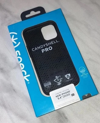Speck CandyShell PRO - Carcasa Rígida/Tacto Suave Negra Estuche para Teléfono Apple iPhone SE Foto 1 de 2