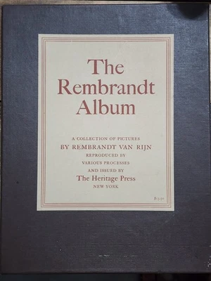 The Rembrandt Album (boxed set of 32 artwork prints) Heritage Press New York - Image 1 of 4