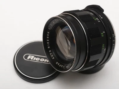 CLaed! Ricoh Auto Rikenon (Tomioka Planar) 55mm f/1.4 m42 lens Digi adaptable - Image 1 of 4