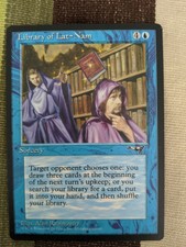 Library of Lat-Nam X1 LP Alliances MTG Magic Cards Blue 