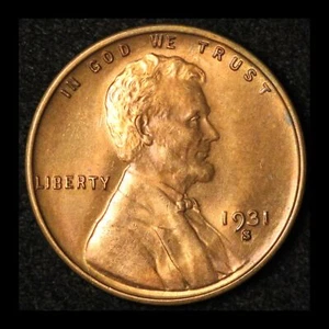 1931-S 1c Lincoln Cent - Free Shipping USA - Picture 1 of 3