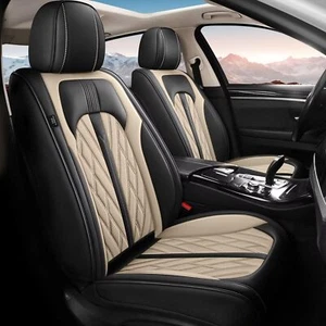 Faux Leather Car Seat Covers for Toyota Camry 2012-2025 Full Set Protector Pad - Picture 1 of 6