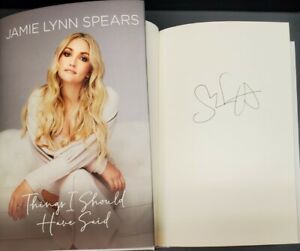 AUTOGRAPH Jamie Lynn Spears SIGNED Book Things I Should Have Said Britney Sister