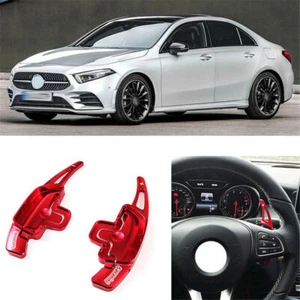 Alloy Steering Wheel DSG Paddle Shifters Extension For Mercedes A Class 16-18 - Picture 1 of 7