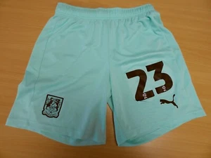 NORTHAMPTON TOWN FC | 23 | WILL HONDERMARCK | PANTALONES CORTOS USADOS A JUEGO 2023/2024 | Talla M - Imagen 1 de 3