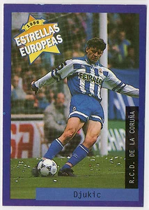 Tarjeta Panini 1996 Estrellas Europeas Edición Española Djukic R.C.D. De la Coruña - Imagen 1 de 1