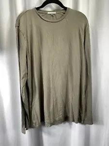 JAMES PERSE Standard Men's Size 4 Polo Shirt Green Cotton USA Made MLJ3515 - Picture 1 of 7