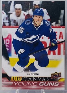 2022-23 Upper Deck S2 Young Guns Canvas Cole Koepke C234 Tampa Bay Lightning