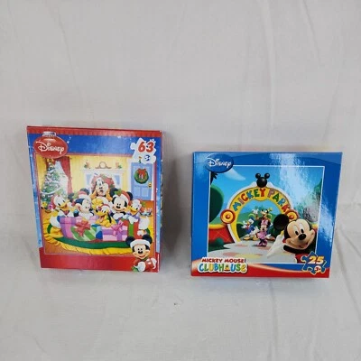 Lot Of 2 Disney Mickey Mouse Puzzle - Image 1 of 4
