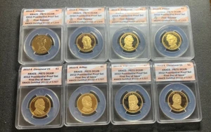 2010 S / 2012 S Proof Lot 8 Coins PR70 DCAM ANACS - Picture 1 of 12
