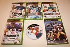 XBox Game Lot of 6 Sports FIFA 2003 Madden 05, 06 & 08 Tiger Woods NFL Blitz Pro