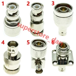 Tipo N N Macho Jack a BNC Hembra Enchufe RF Adaptador Conector Kit - Imagen 1 de 13
