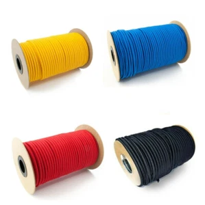 ELASTISCHES GUMMISEIL SCHWARZ GRÜN ROT STOSSSCHNUR ZUM FESTZURREN 4mm 6mm 8mm 10mm - Bild 1 von 12