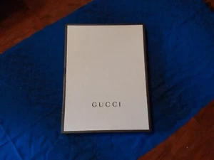 100 % authentisch GUCCI �� blau GG Monogramm Seide Wolle Mix Schal TOP - Bild 1 von 10