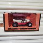 MATCHBOX 1974 YESTERYEAR Y1B CREAM 1911 FORD MODEL T Textured Dark Red Roof MIBx