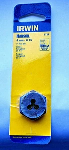 Irwin Hanson Sechskant Schneideisen 9718 - 4 mm - 0,75 Irwin Hanson High Carbon Stahl Neu - Bild 1 von 3