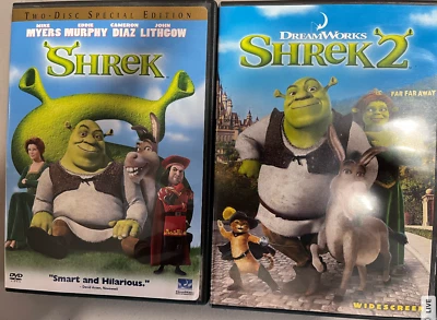 Shrek / Shrek 2 (2 movies - 3 DVDs - 2001, 2004) Special Edition for Shrek - Image 1 of 3