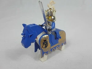 Lego Mounted Lion Knight King With Horse Barding - Picture 1 of 2