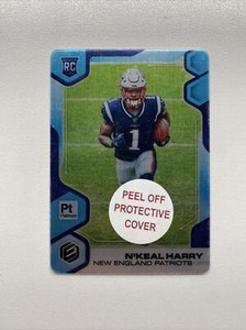 2019 Panini Elements Football Platinum 1/1 N’Keal Harry Rookie Card RC Patriots