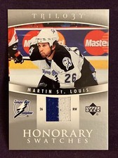 2006-07 Upper Deck Trilogy Martin St. Louis Honorary Swatches jersey