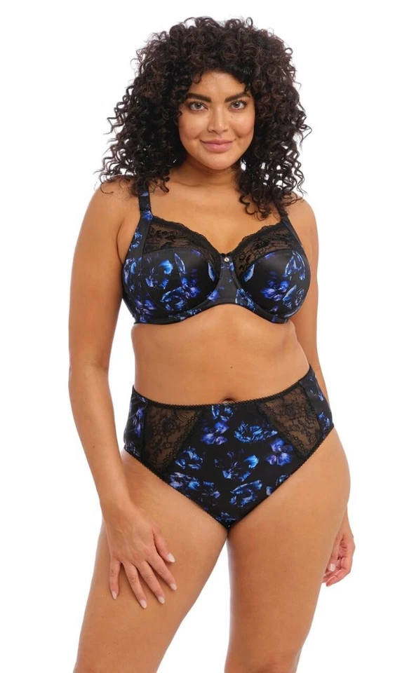 Sujetador y calzoncillo grande Elomi Morgan 36E con cable sin relleno control firme copa completa UK14 Foto 1 de 4