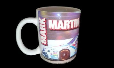 NASCAR Mark Martin #6 Coffee Cup Mug Roush Racing Vintage LINYI - Image 1 of 4