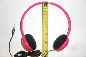 Small Pink Childs/Girls/Kids/Toddlers Headphones for Tesco Hudl Tablet PC - Picture 1 of 6