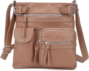 Women Multi Pockets Handbag Ladies Crossbody Bag Casual Shoulder Bag Student Mes - Picture 1 of 6