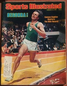 2-26-79 SPORTS ILLUSTRATED WITH EAMONN COGLAN BREAKING MILE RECORD TRACK & FIELD - Picture 1 of 1