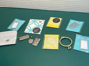 Origami Owl Lot Frames Clear Plate Dangles Elephant Pendant And More - Picture 1 of 18