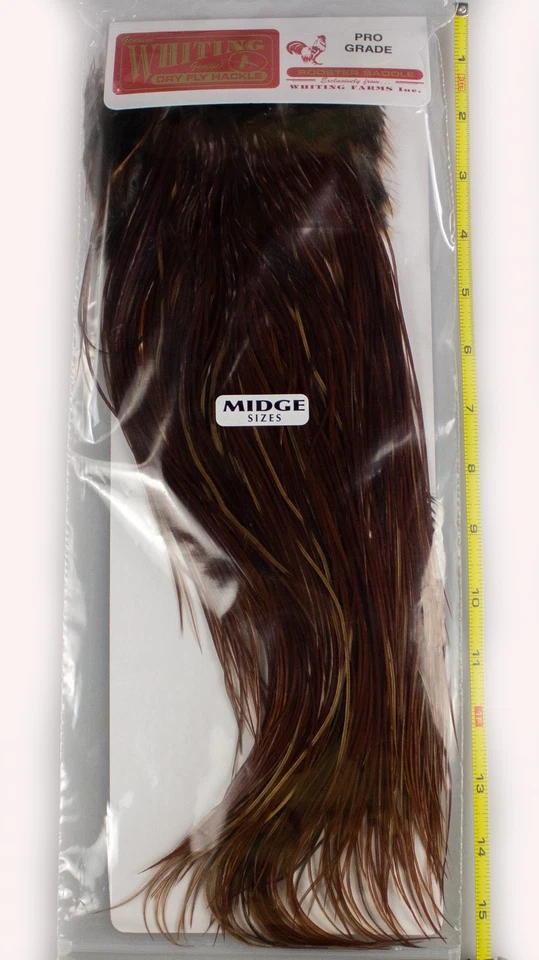 Sillín Whiting Farms Pro Grade Midge plumas para atar moscas Foto 1 de 1