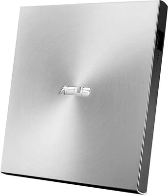 Asus - ASUS SDRW-08U9M USB Ultra Slim External DVD-RW Burner Black - Image 1 of 2