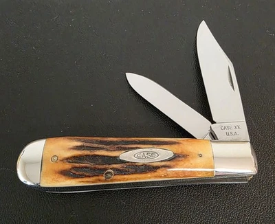 1965-69 CASE XX U.S.A. ERA 5299 1/2 STAG RAIL SPLITTER KNIFE - BEAUTIFUL STAG - Image 1 of 4