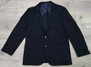 J. Crew Anzugjacke Wollmischung dunkelblau Gr. L AX264 stylisch Slim Fit - Bild 1 von 9