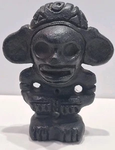 Figura de fuego de cerámica coleccionable de doctor brujo indio Behique taíno 41/4" escultura - Imagen 1 de 8