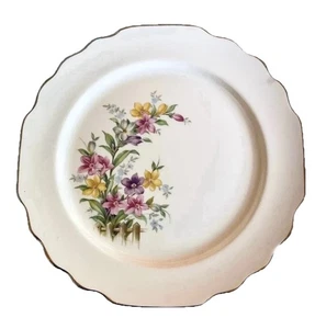 Set Of 4 Vintage LIDO W S George White 9” Dinner Plates - Picture 1 of 5