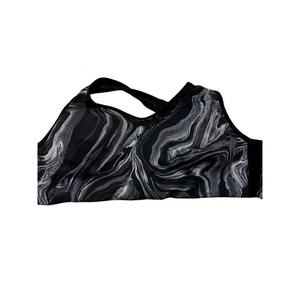 PINK Active Camo Mesh Sports Bra Criss Cross Back EUC - Picture 1 of 5