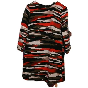 Damen Langarm Camouflage Kleid, mittlere Größe, in verschiedenen Farben - Bild 1 von 4